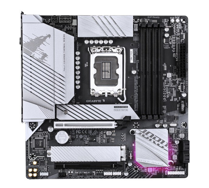Gigabyte B760M AORUS ELITE WIFI6E GE Intel LGA 1700 mATX Motherboard, 4x DDR5 ~256GB, 2x PCI-E x16, 2x M.2, 4x SATA,  8x USB 3.2, 8x USB 2.0 Gigabyte B760M AORUS ELITE WIFI6E GE Intel LGA 1700 mATX Motherboard, 4x DDR5 ~256GB, 2x PCI-E x16, 2x M.2, 4x SATA,  8x USB 3.2, 8x USB 2.0